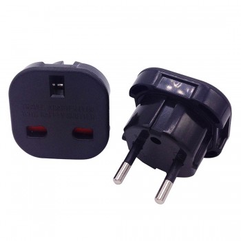 MAIF Eu To Uk Europe European Universal Travel Charger Adapter Plug Converter 2 Pin Wall Plug Socket