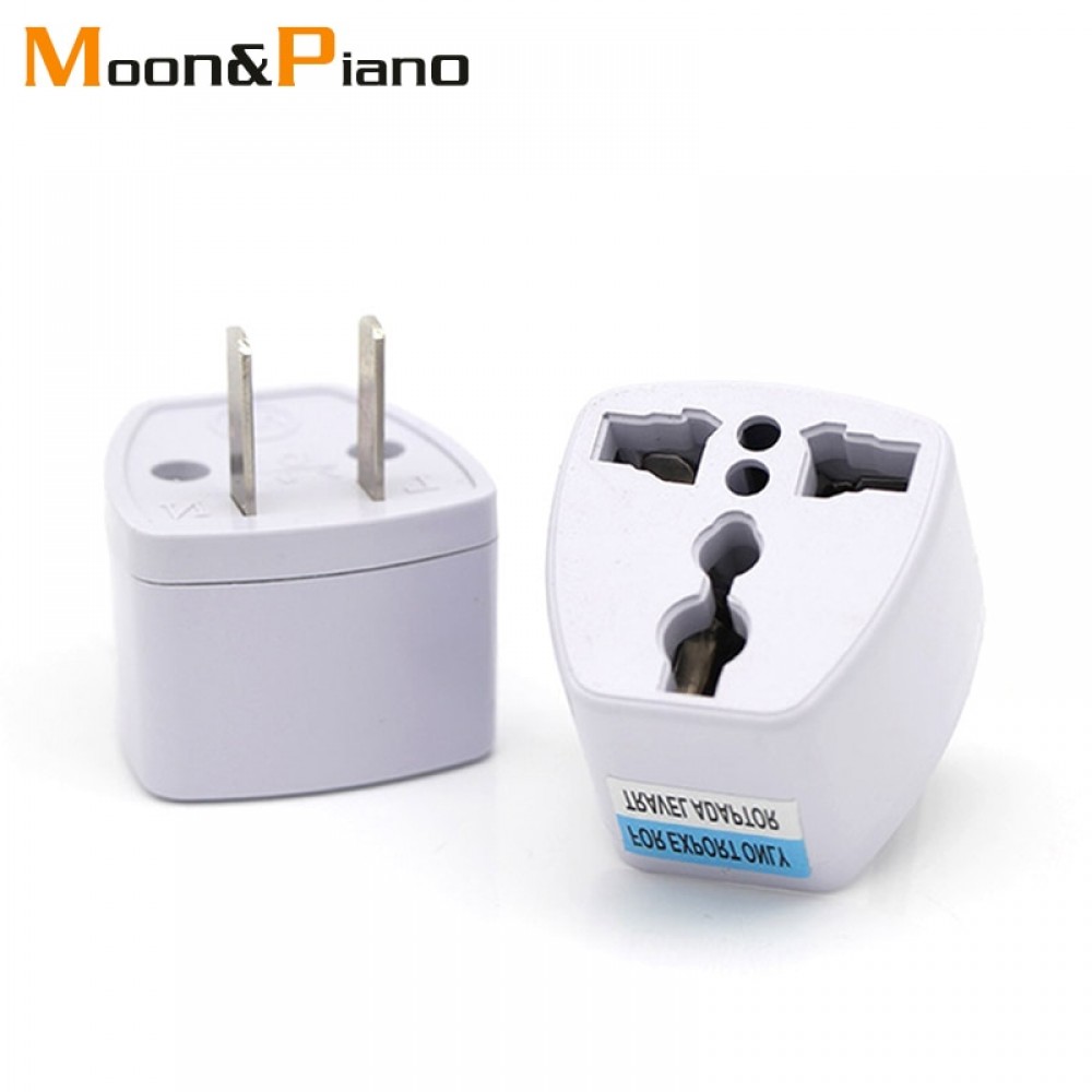 Multifunctional EU UK AU to USA Plugs adapter Power Converter Plugs 2 Pin Socket EU to America Travel Charger Adapter Converter