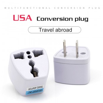 Multifunctional EU UK AU to USA Plugs adapter Power Converter Plugs 2 Pin Socket EU to America Travel Charger Adapter Converter