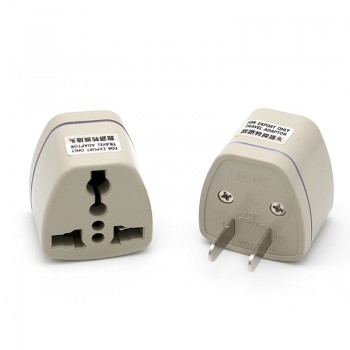 Multifunctional EU UK AU to USA Plugs adapter Power Converter Plugs 2 Pin Socket EU to America Travel Charger Adapter Converter