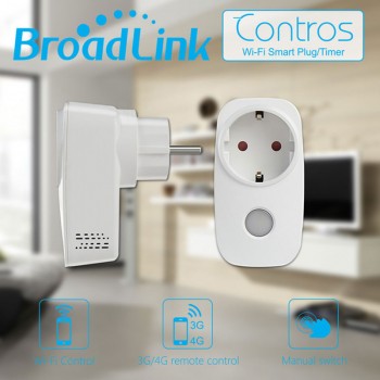 Broadlink SP3 SP CC Mini EU Contros Smart Home 16A Timer Smart Wifi Socket Plug, App Wireless Controller Works with Google Home