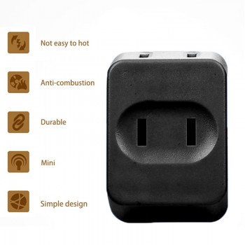 2018 New Mini Outlet Power Converter Charger Wall Socket Adapter Travel Splitter Converter Socket One To Three Power Conversion