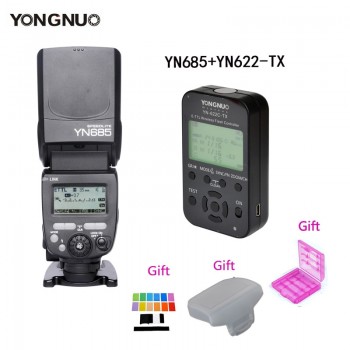 YONGNUO Flash Speedlite YN685 Wireless HSS TTL  Build in Receiver + Transmitter Controller YN622C-TX/YN622N-TX for Canon Nikon