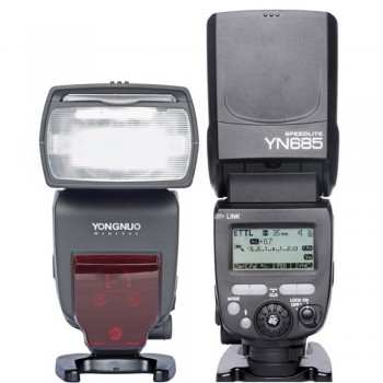 YONGNUO Flash Speedlite YN685 Wireless HSS TTL  Build in Receiver + Transmitter Controller YN622C-TX/YN622N-TX for Canon Nikon