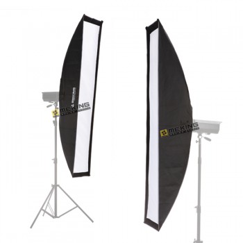 Meking Soft box 30cmx120cm 12x48 Strobe Mono light Softbox with Speed ring Bowens Mount photographic Photo Studio Accessories