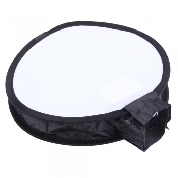 PULUZ 30cm Universal Round Style Flash Diffuser Folding Soft Box Speedlight Softbox Without Flash Light Holder