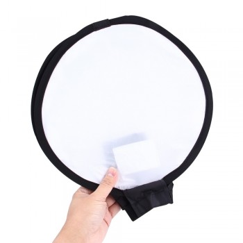 PULUZ 30cm Universal Round Style Flash Diffuser Folding Soft Box Speedlight Softbox Without Flash Light Holder