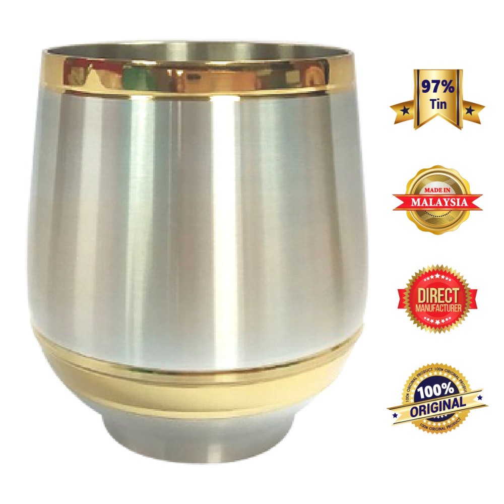 DKB006GP Gold Plated Pewter Cup