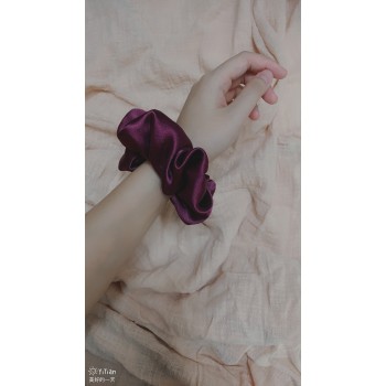 Evil Queen Scrunchie |  Purple Wine Satin Scrunchie for women, kids, girls | Disney Collection